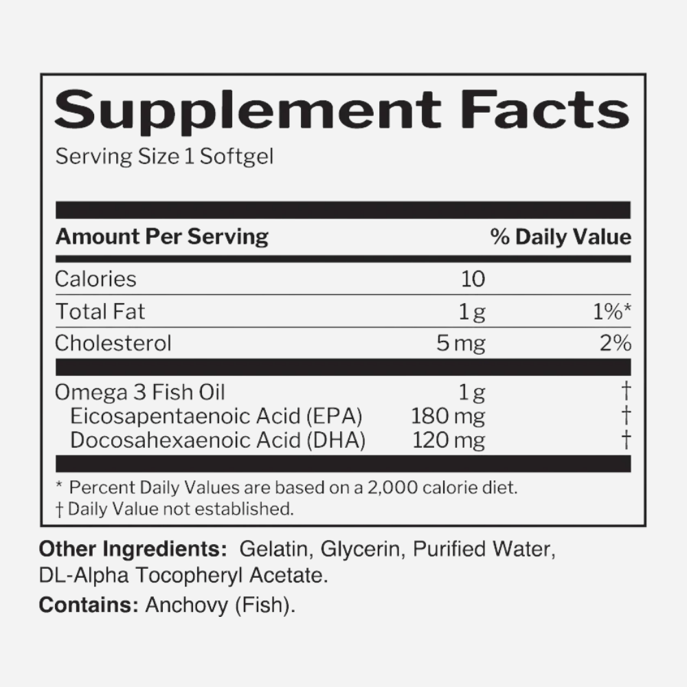 Fish-Oil-100-Softgels-By-Rule1-Supplement-Facts