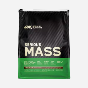 optimum nutrition serious mass chocolate 12lbs